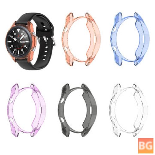 Soft TPU Shockproof Watch Case Cover for Samsung Galaxy Watch 3 45mm R840 / Galaxy Watch 3 41mm R850