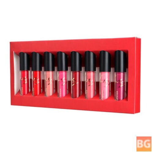 Matte Liquid Lipstick Kit - 8 Colors