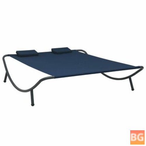 Outdoor Lounge Bed - Blue