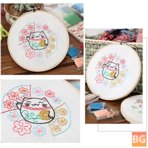 Cross Stitch DIY Work Cloth for Home Decoration - Chinese Style