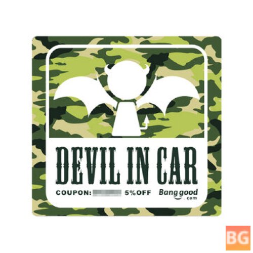 Car Stickers - Banggood 5% Coupon - PVC