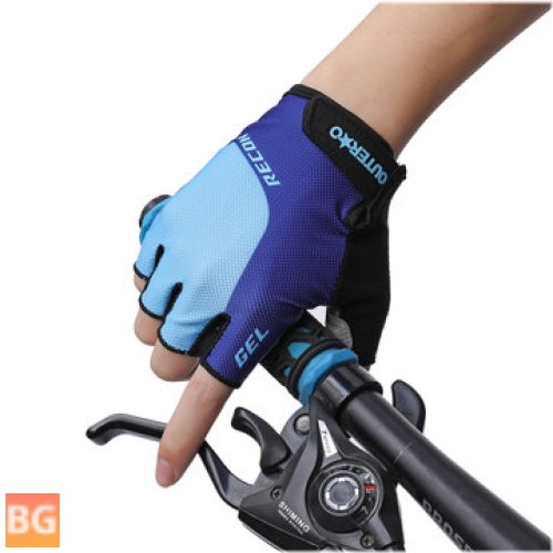 BIKIGHT Cycling Gloves - Half Finger Breathable Shockproof Gel Bike MTB Gloves For Men Women