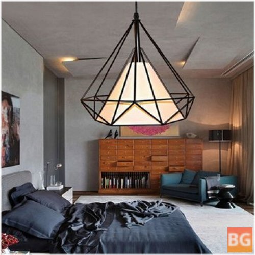 Hanging Ceiling Light Holder with Shade - E27