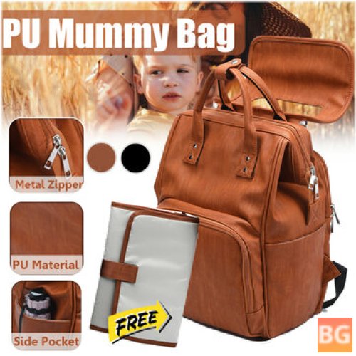 Backpack with a large capacity for holding diapers and other needs