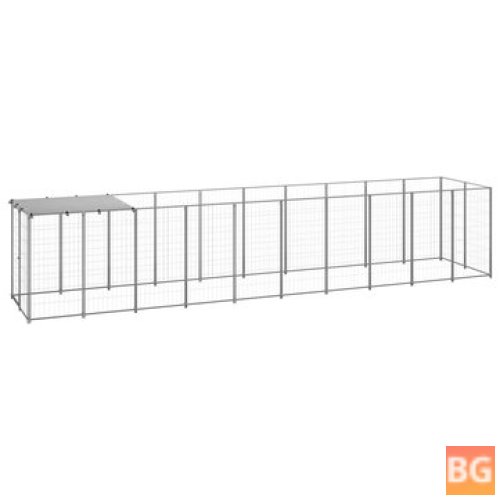 Dog Kennel - Silver