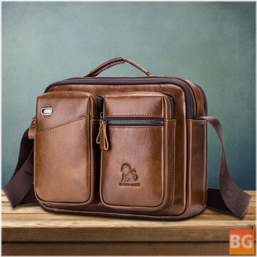 Vintage Messenger Bag with Shoulder Bag and Bag Slot