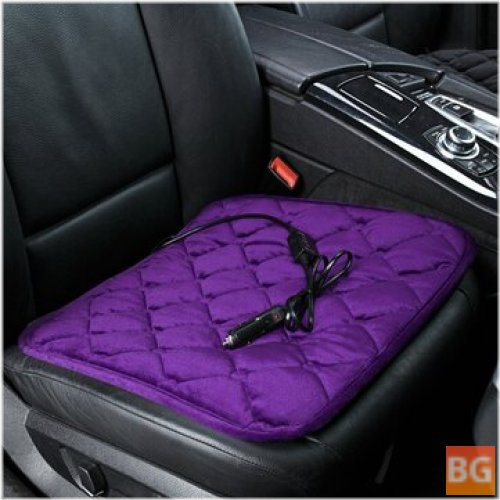 Electric Car Seat Heated Cover Cushion Pad - 12V/24W