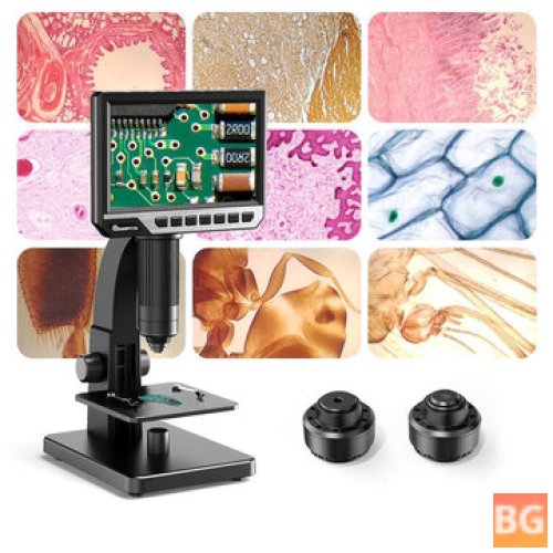 MT315 2000X 7-Inch HD Digital Microscope with Multiple Lens for Circuit/Cells Observation