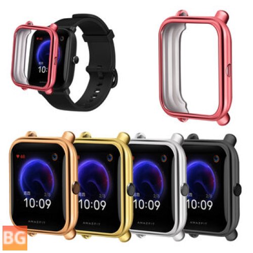 PU Case & Screen Protector for Amazfit POP Smart Watch