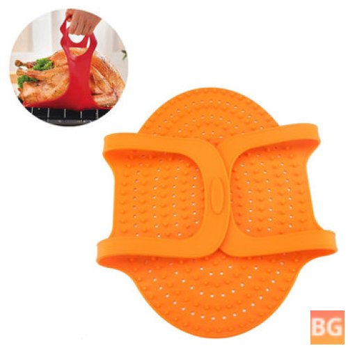Large BBQ Meat Pad - Heat Resistant, Non-Stick, Oven-Friendly