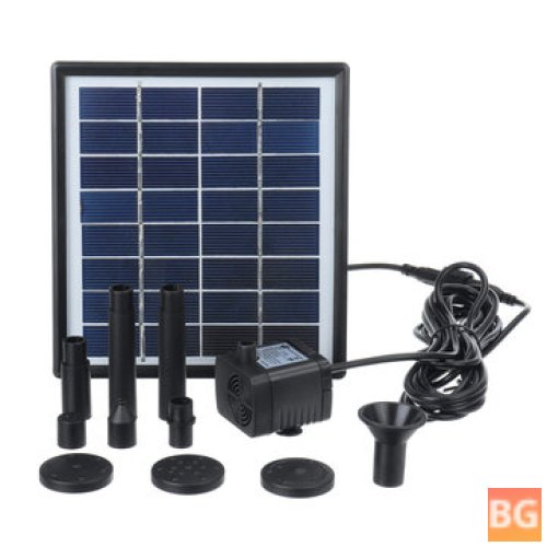 Solar Submersible Fountain Pump with Suckers