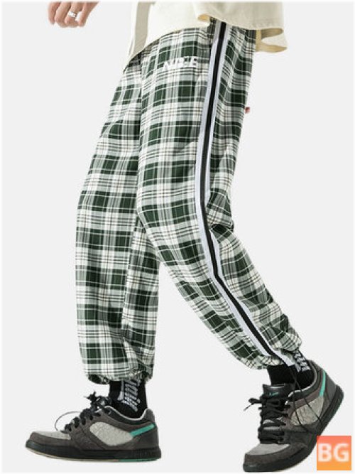Pants with a Plaid Pattern