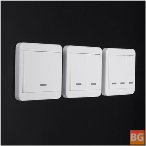 1/2-in-1 Remote Control Switch - 86 Wall Panel