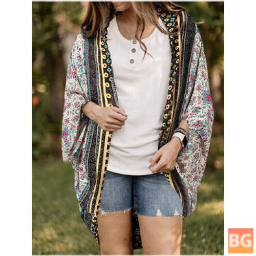 Floral Tribal Cardigan