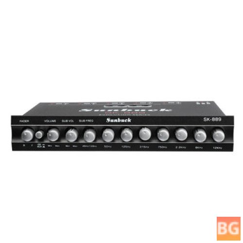 SK-889 7-Channel Car Amplifier with Subwoofer Support