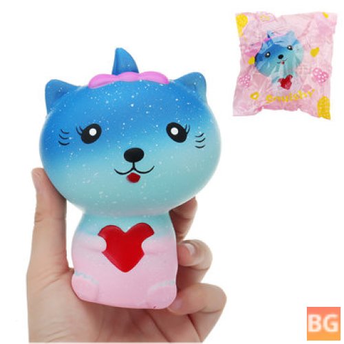 Galaxy Cat Squishy 13.8*9.8*7CM Slow Rising With Packaging Collection Soft Toy