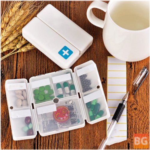 Pill Box for Honana HN-PB005 7-Compartment Portable Tablet Organizer