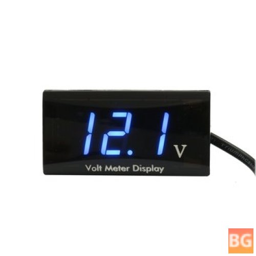12V Voltage Panel Meter - LED Digital Display
