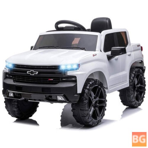 Silverado Electric Ride On Car with Remote Control and LED Lights