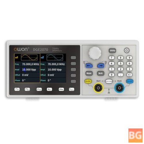 OWON DGE2035/DGE2070 Dual Channels Arbitrary Waveform Generator 35MHz/70MHz/125MHz/14Bits Frequency Meter