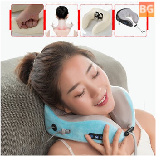 Electric Massager with Kneading Heads - 4 Massage Heads