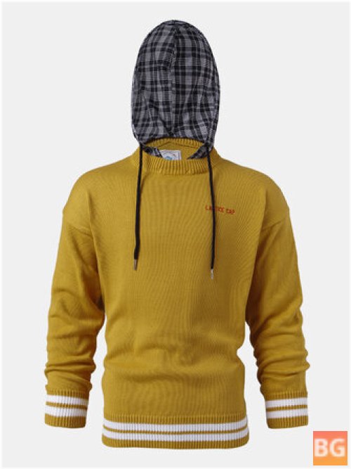 Knitted Hooded Sweater for Men