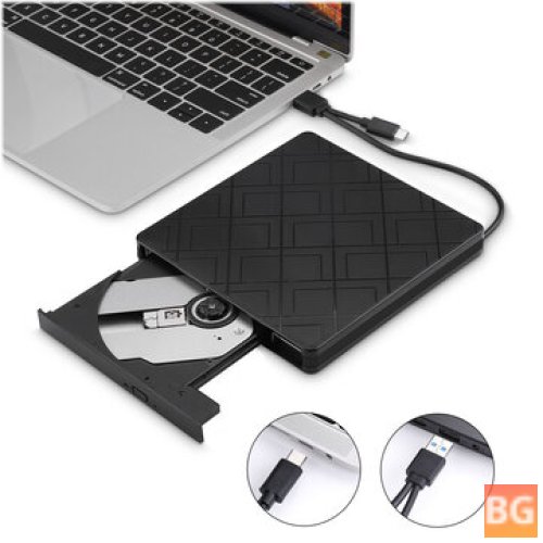 USB 3.0 External CD/DVD Burner for PC/Notebook