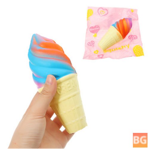 Slow Rising Ice Cream Squishy with Packaging - 14.5x6cm