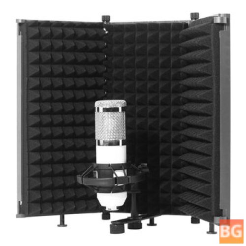 Microphone Acoustic Isolation Shield for Live Broadcasting - Studio Panel