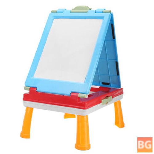 Blackboard Display for Kids - Easel with Magnetic Theme