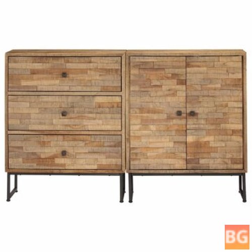 Teak Wood Sideboard Set