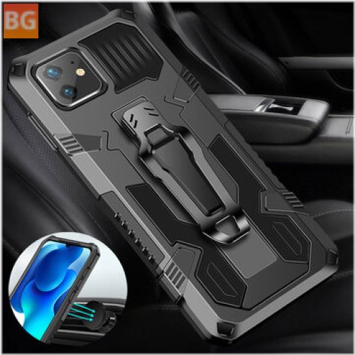 Bakeey for iPhone 12 Pro Max / 12 / 12 Mini / 12 Pro - Dual-Layer Rugged Armor - Shockproof Protective Case