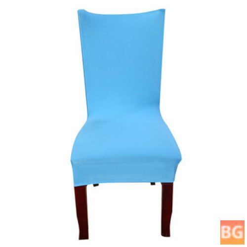 Printing Chair Covers - Blue Elastic