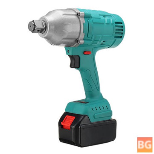 388V Brushless Impact Wrench with LED Light and Rechargeable Battery for Makita