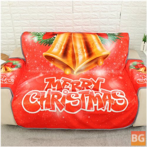 Sofas for 1-2 People - Red Christmas Bells Sofa Cover