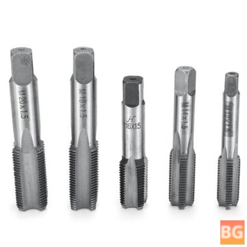 1.5mm Pitch HSS Right-handed Straight-Ended Fine Screw Tap Metric Tool