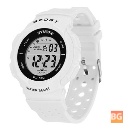 SYNOKE 9617 Fashion Watch - 3ATM Waterproof EL light - Multiple function colorful LED sport digital watch