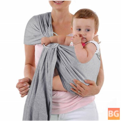 Breathable Baby Carrier Wrap with Hip-seat