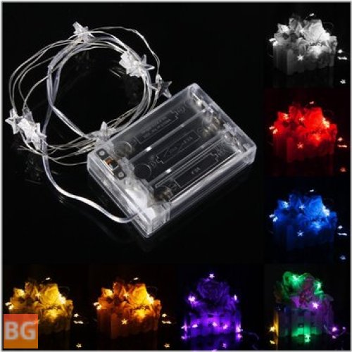 Battery-Powered Starry String Lights for Christmas and Weddings