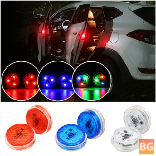Car Door Warning Light with Safety Flashing Signal and 3 Colors