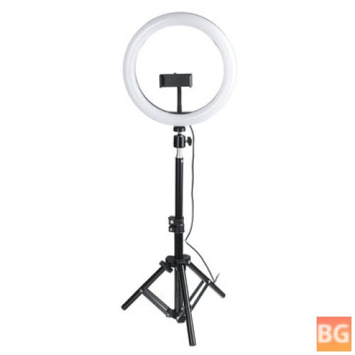 Photo Selfie Light with Tripod Holder - 10 Inch