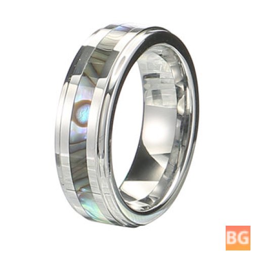 Tungsten Carbide Men's Rings with Colorfast Anallergic Properties