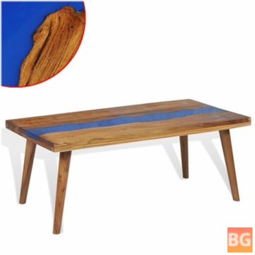 Teak Resin Coffee Table 39.4