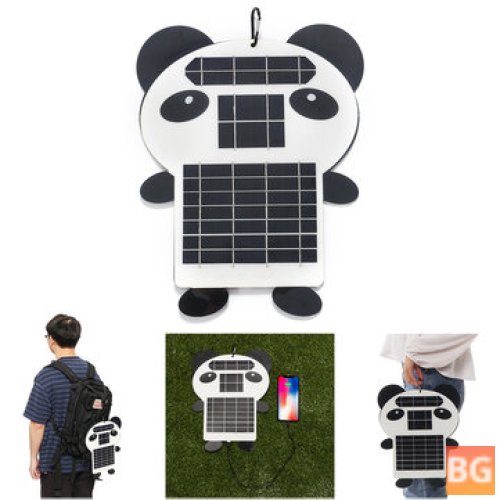 Panda solar panel with USB port