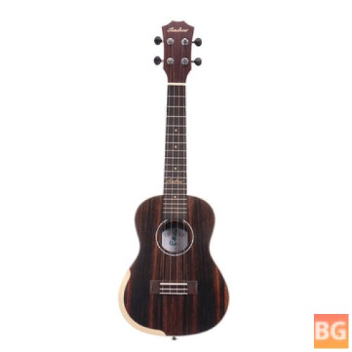 Andrew 23 Inch Ebony Ukulele - Day Gifts for Guitar Players