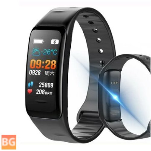 6 Colors Digital Smart Watch with Heart Rate and Blood Pressure Monitoring