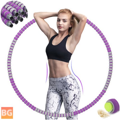 Portable Exercise Gym with 8 Section Resistance Band with Resistance Belt