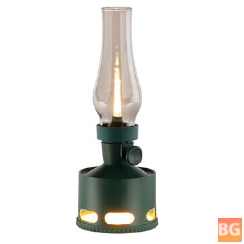 Tubicen OLD DAYS T140004 2-Light Cordless LED Oil Lamp - Nightstand Kerosene Lamp