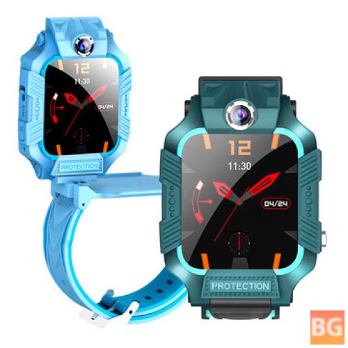 Z8 Smart Watch - 1.44 Inch Touch Screen - LBS Positioning Tracking SOS Front + Rear Rotational Dual Camera - IP67 Waterproof Kids Smart Watch