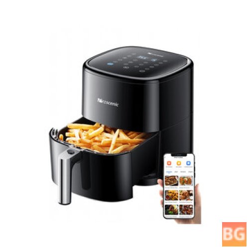 Proscenic T22 1500W 220V 5L Air Fryer APP Control 7x Air Circulation 100 Recipes 13 in 1 Cooking Functions Hot Oven Cooker Low Noise and Smokeless